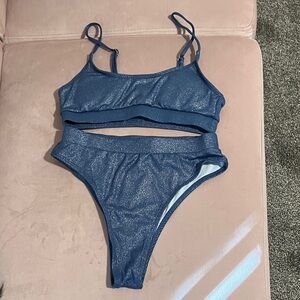 Sunday Shimmering Blue Swimwear